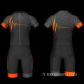 Sport personnalisé Sport Bicycle à manches courtes Cycling Jersey